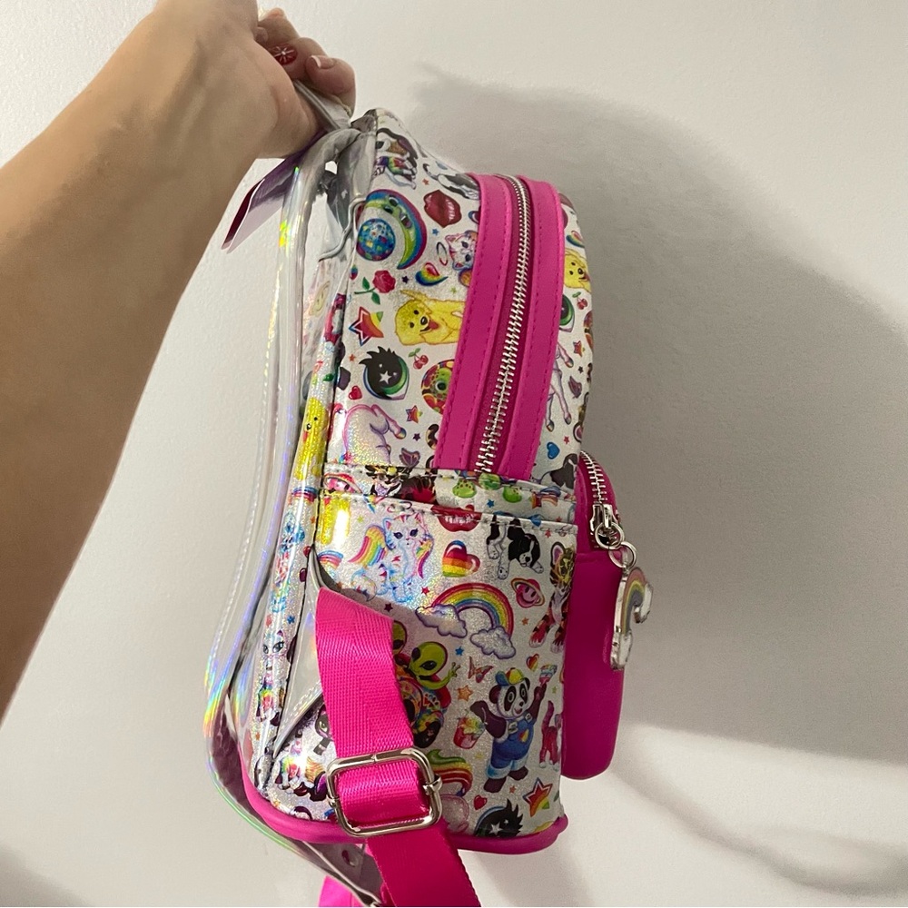 Loungefly lisa frank holographic backpack - Picture 3 of 6